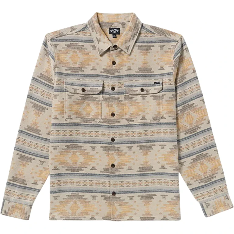 Offshore Jacquard Long Sleeve Flannel Shirt - Men's