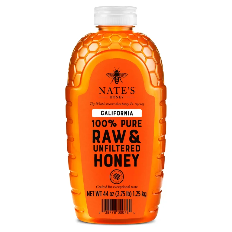 100% Pure Raw and Unfiltered Honey, California Blend, 44 oz.