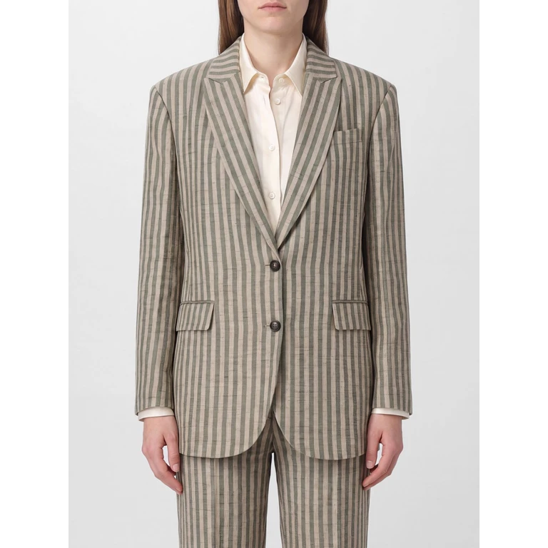 BRUNELLO CUCINELLI Jacket Woman color Green (MH5197290C420)