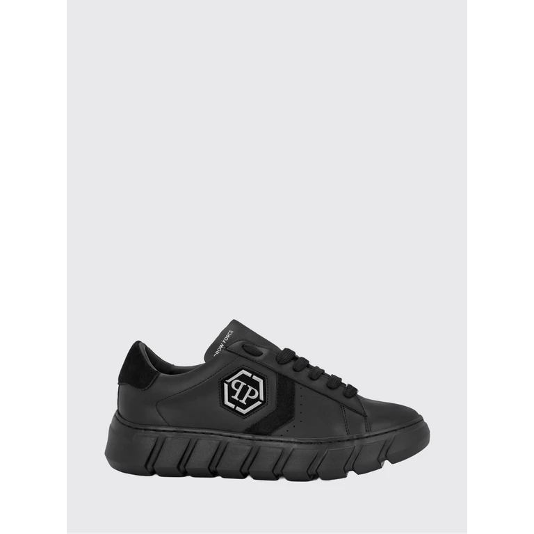 Hexagon Force Low-Top Perforated Leather Sneakers with Logo (LAESUSC0988PLE010N0202)