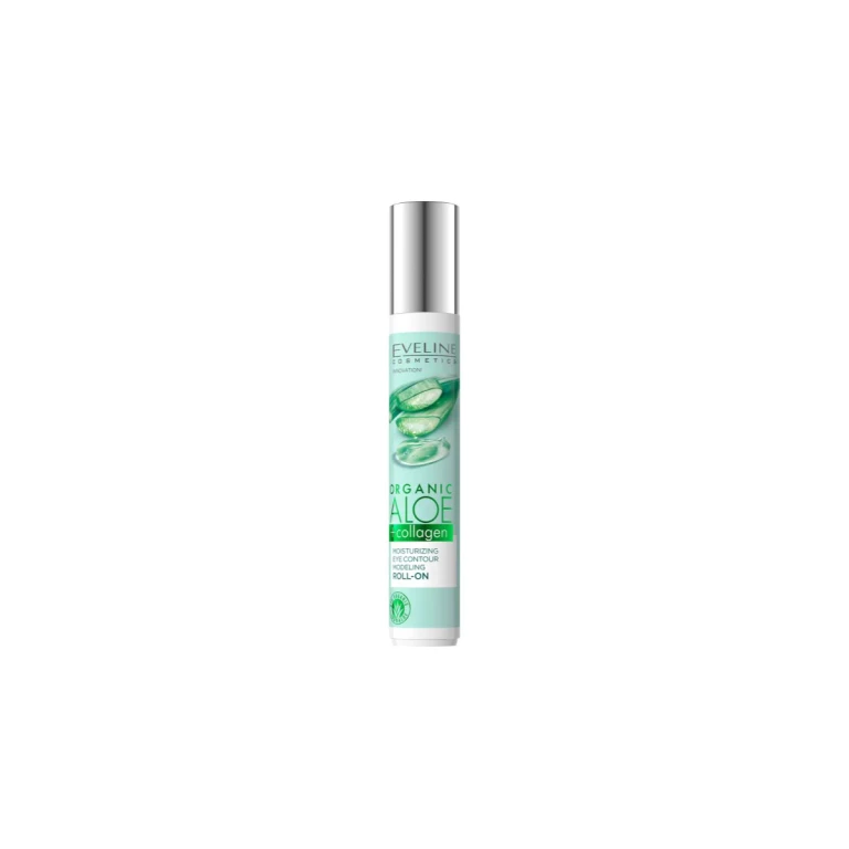 Organic Aloe + Collagen Roll-On For Eyes Moisturizing Effect 15 Ml