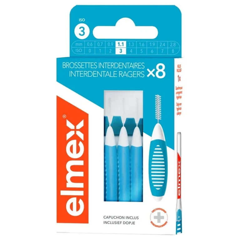 Interdental Brushes 1.1mm (Size 3) x8