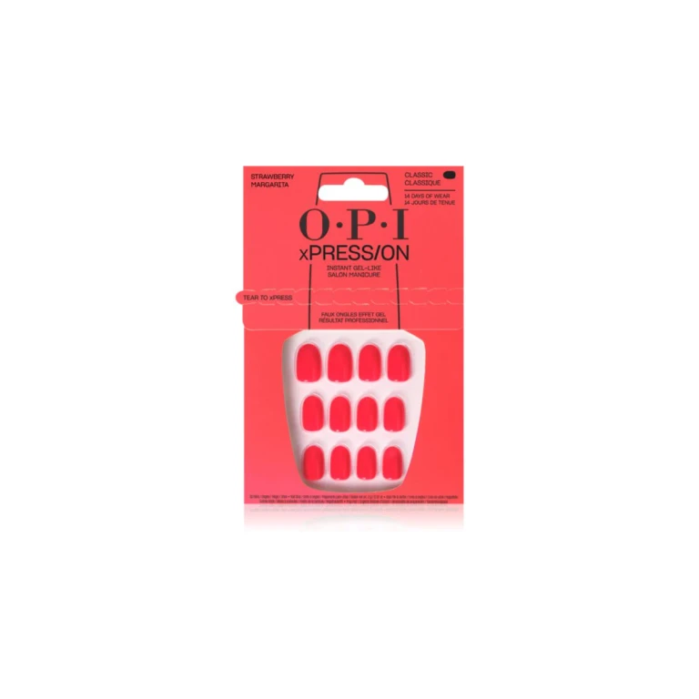 Xpress-On Artificial Nails Iconic Tones Strawberry Daisy 30 U