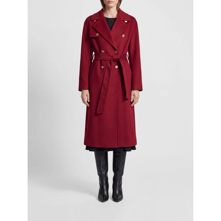 Abrigo largo de lana y cachemir Alberta Ferretti
