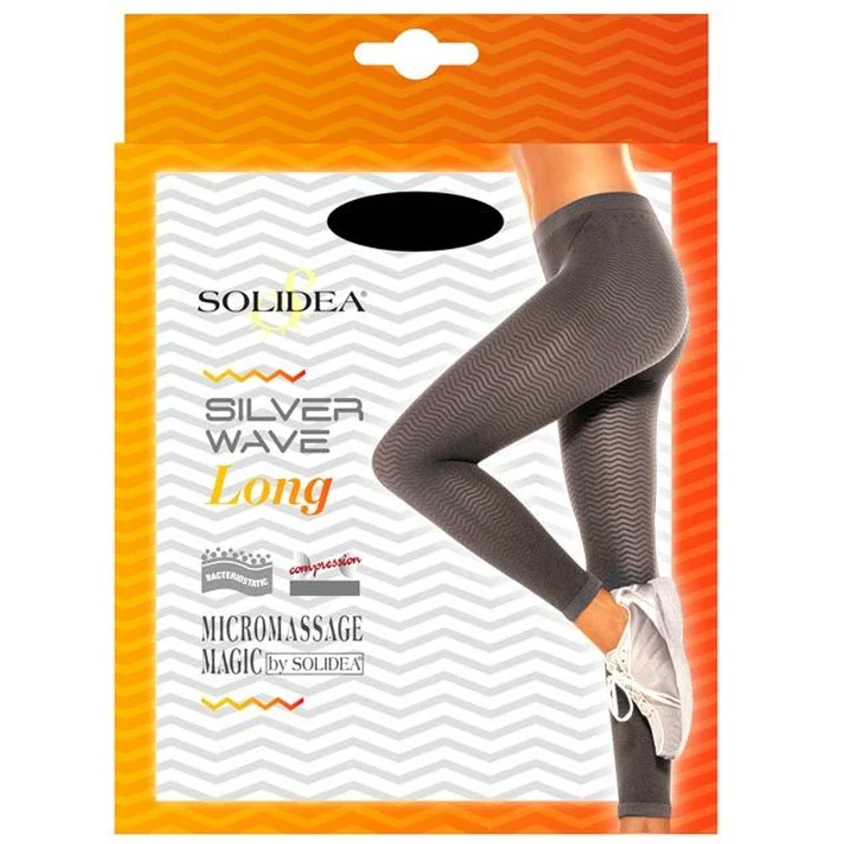 Solidea Silver Wave Long Anti-Cellulite Shaping Leggings Navy Blue XXL
