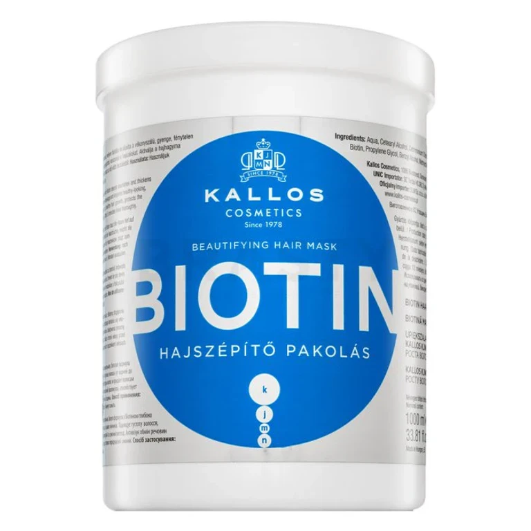 Hair mask Kallos Biotin Beautifying 1000 ml