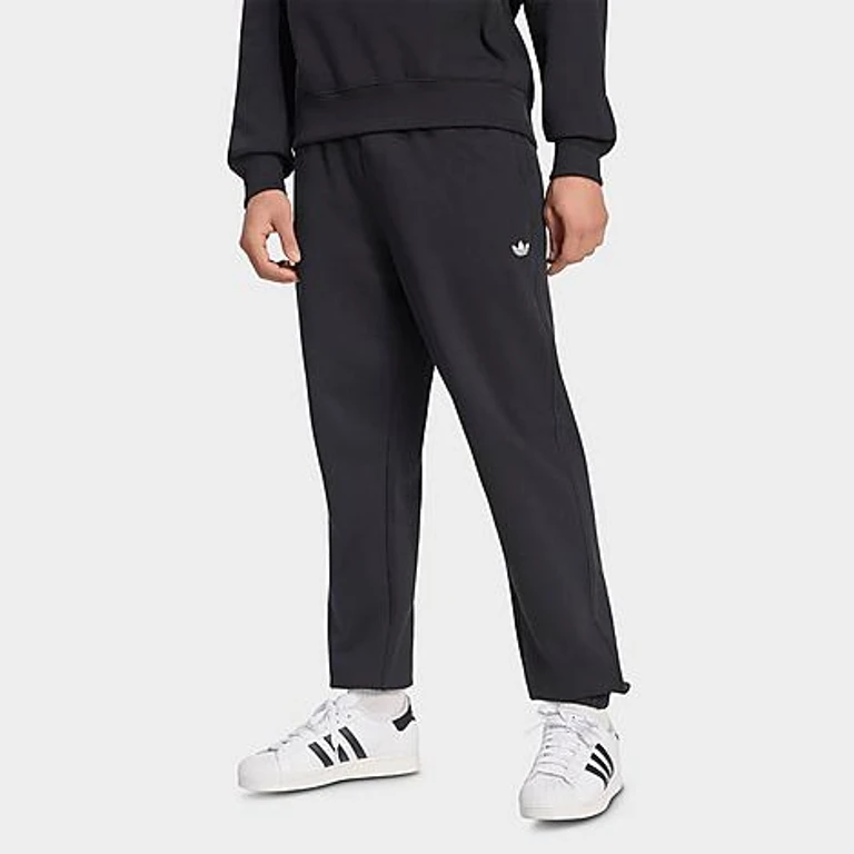 Originals Trefoil Essentials Fleece Jogger Pants in Black
