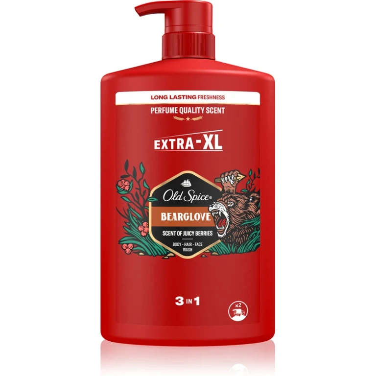 Bearglove shower gel for body and hair 1000 ml