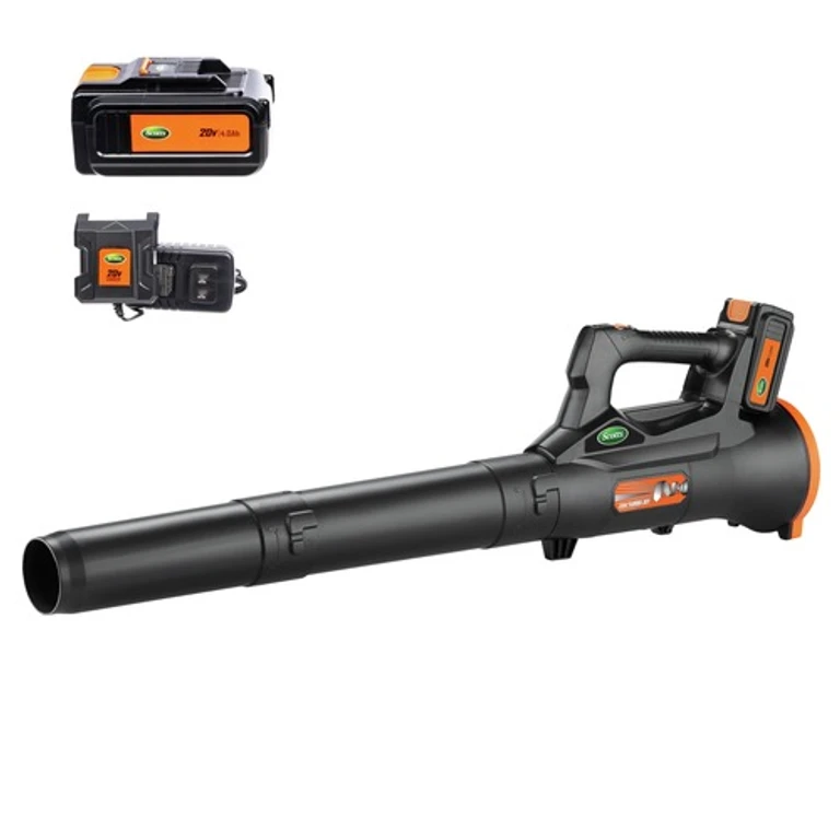 20V Lithium-Ion Cordless Electric Leaf Blower Kit (4 Ah)
