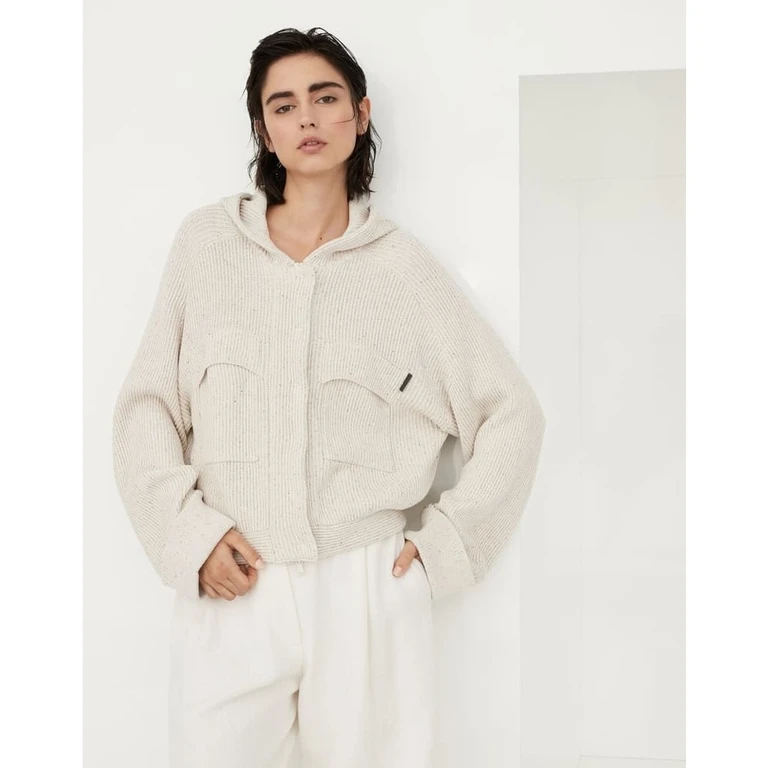Wolight Beige Knitted Jacket
