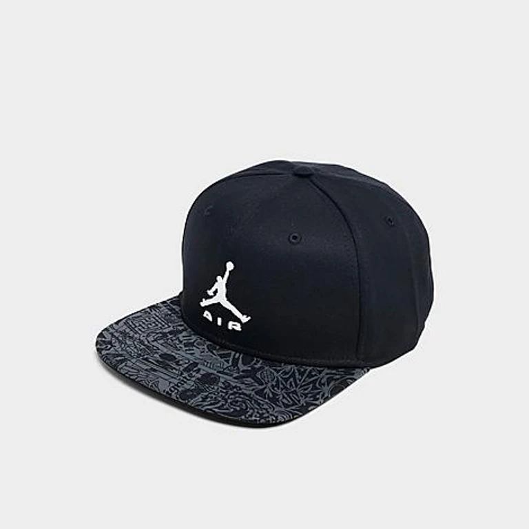 Pro Structured Laser Snapback Hat in Black/Anthracite Size: M-L