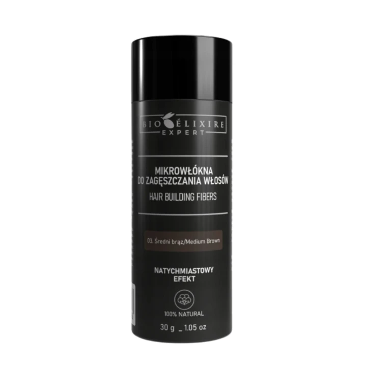 Cotton microfibers Bioelixire for hair thickening, various colors 30 g Medium Brown