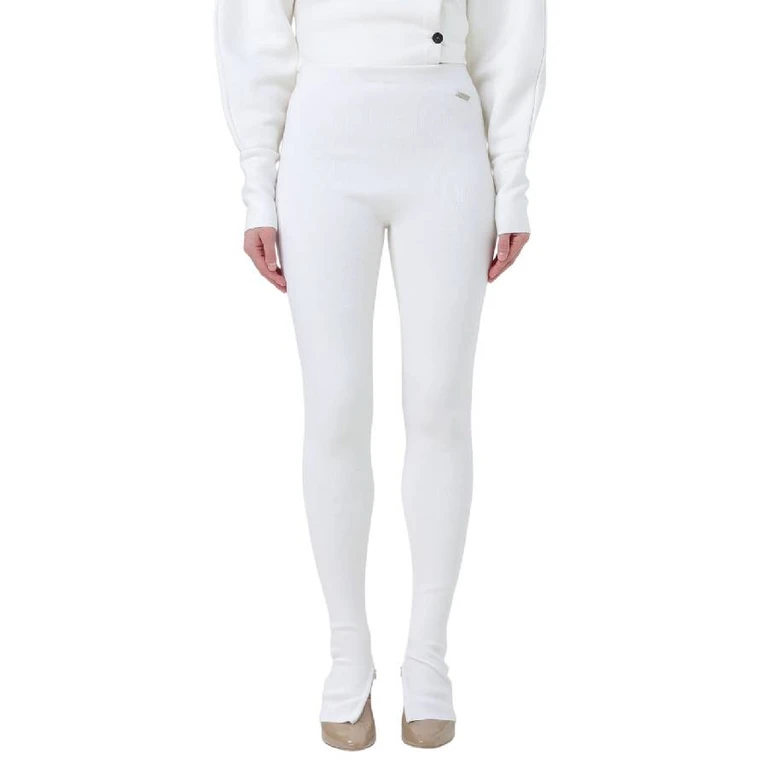 Fitted Virgin Wool Leggings