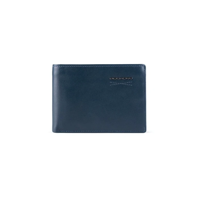 , PU4823W110R Navy Blue Slim Leather Wallet for Men
