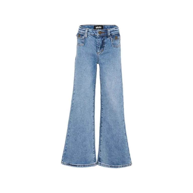 MOLO Wide-Leg Organic Cotton Stretch Denim Jeans for Boys (2W26I1108931)