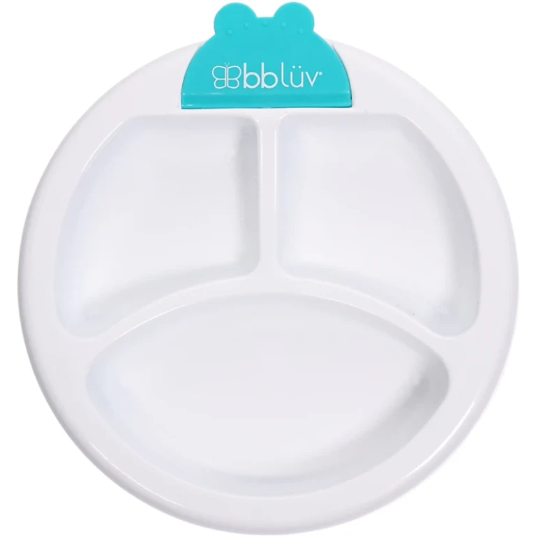 Platö divided plate Aqua