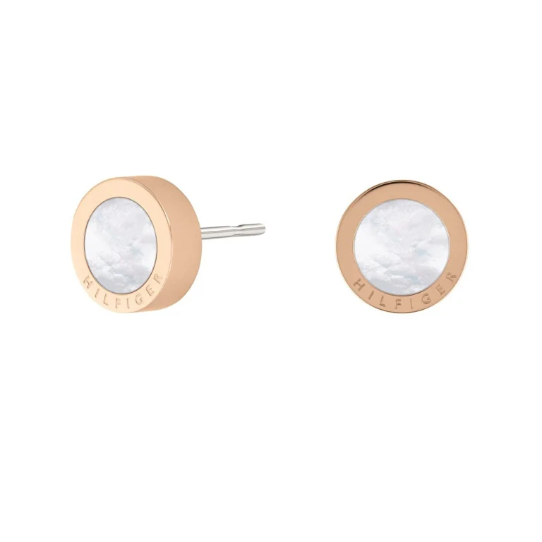 Romantic Bronze Stud Earrings Iconic Circle 2780663