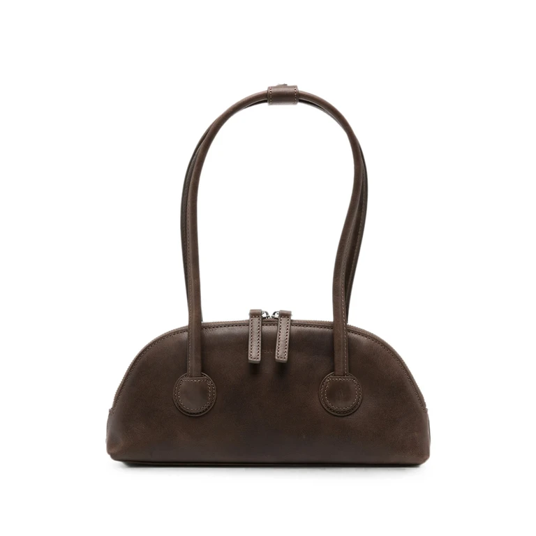 Bessette Curved-zip Shoulder Bag