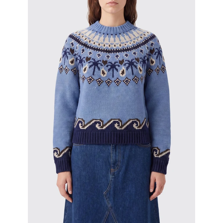 ALANUI Sweater Woman color Sky (LWHE061E26KNI0014046)