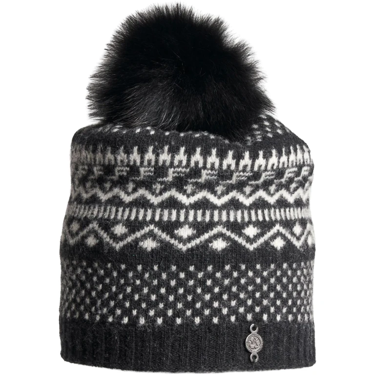 Romy-P Beanie with Fur Pom - Unisex