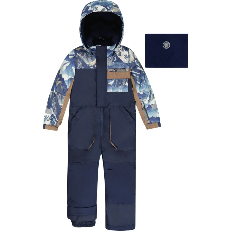 Colorblocked Play One-Piece Snowsuit - Little Boy