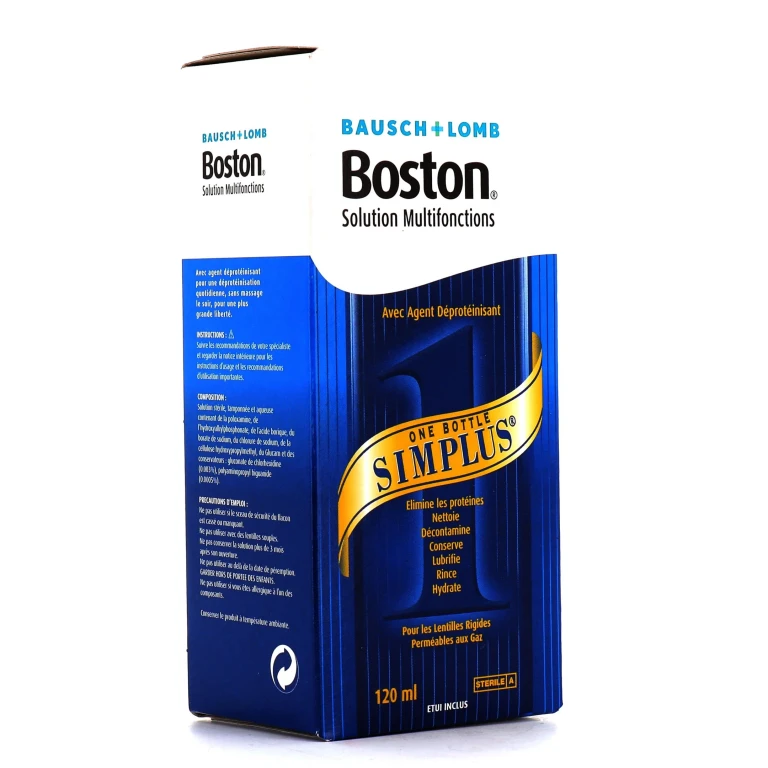 boston simplus multifunctional solution for hard lenses 120ml