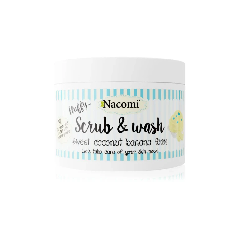 Fluffy... Sweet Coconut-Banana cleansing mousse 180 ml