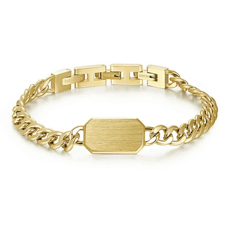 Men's Bracelet Gold Plated Ink Bik15