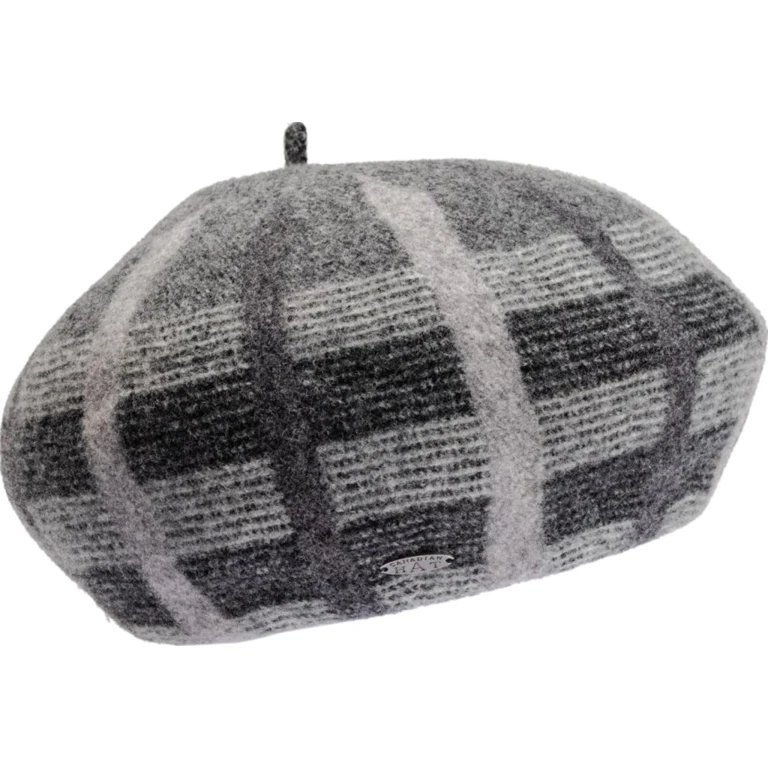 Brianna Plaid Beret Hat - Women's