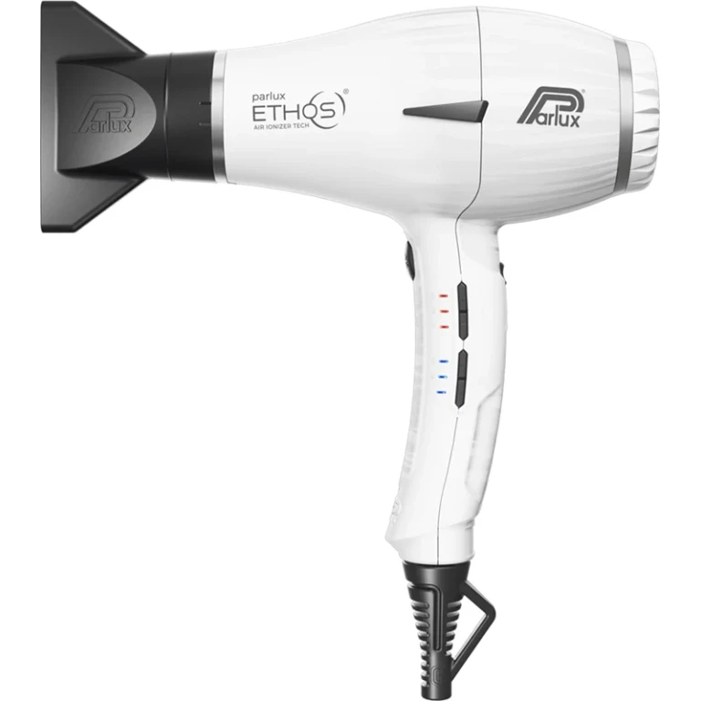 Ethos + Magic Sense professional hairdryer with ionizer + white diffuser