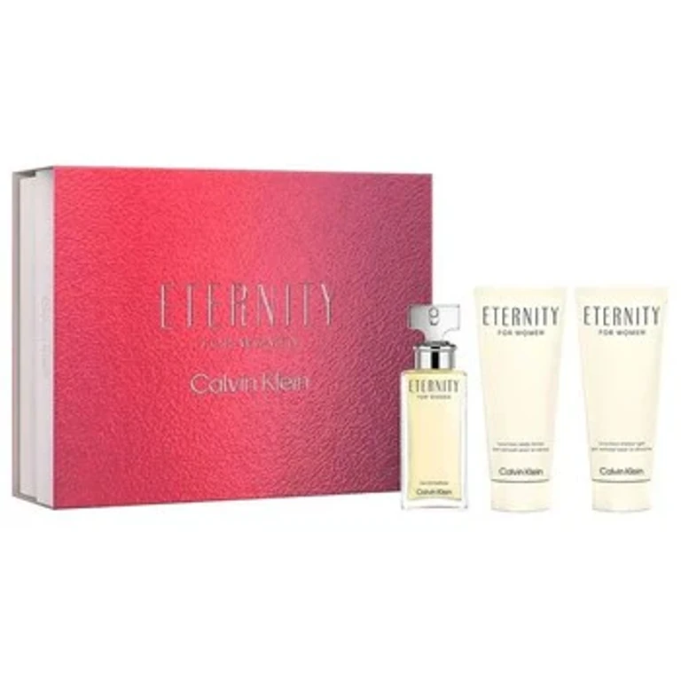 Eternity Women's Gift Set EDP 100 ml + body lotion 100 ml + EDP miniature 10 ml