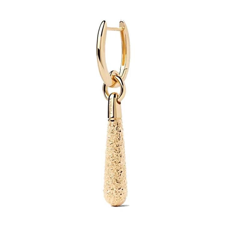 Popcorn Large Jupiter Essentials Single Earring Gold Plated Pg01-338-U