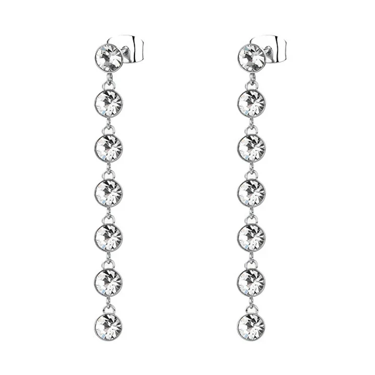 Long Earrings with Sparkling Crystals Symphonia Bym145