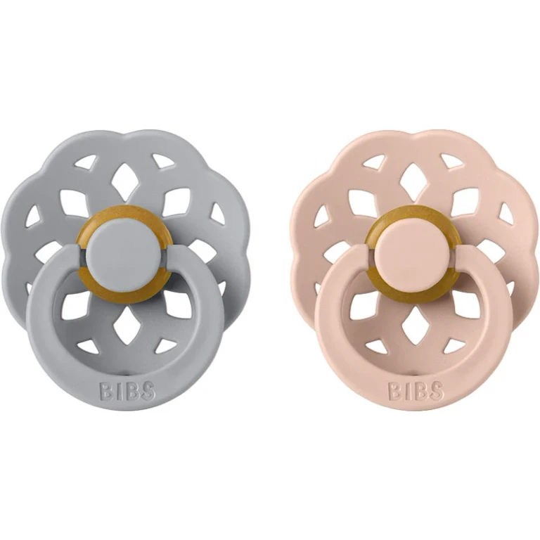 Boheme Natural Rubber Size 1: 0+ months Cloud pacifier / Blush 2 pcs