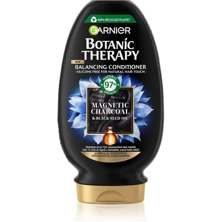 Botanical Therapy Moisturizing Conditioner Magnetic Charcoal 200 ml for Oily and Dry Hair