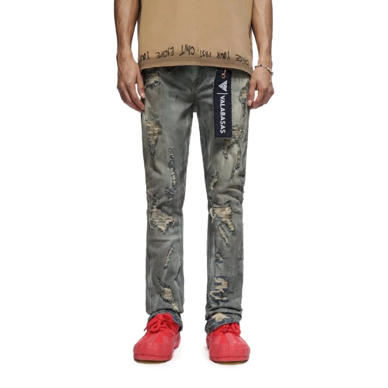 Steeltoe Stacked Jean - Light Vintage Wash