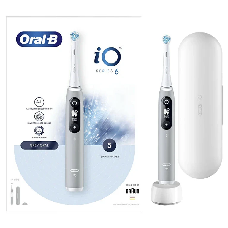 Electric Toothbrush Series Io 6 Gray Opal