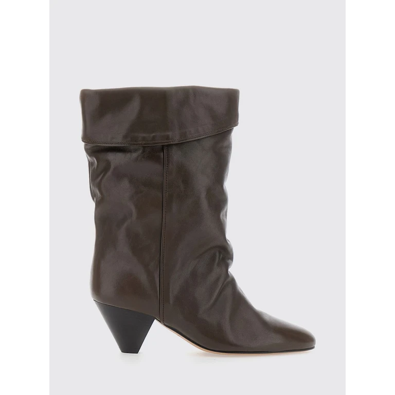 Flat Ankle Boot Woman color Brown (BO0188FAC1A19S50DZ)