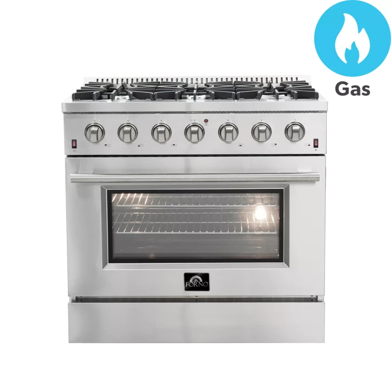 Galiano 5.36 Cu. Ft. Slide-In Gas Range - Pro Style Convection Oven (Stainless Steel):- Stainless Steel