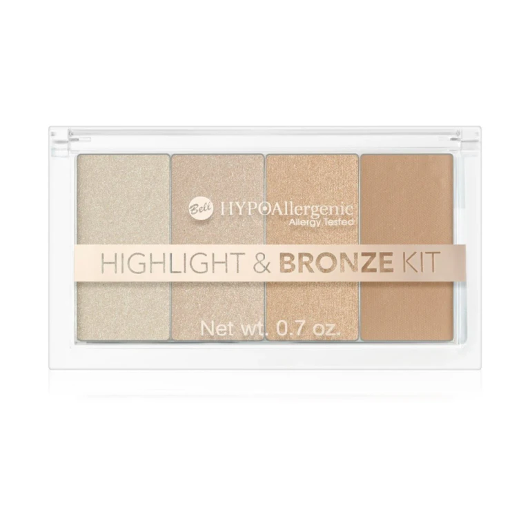 Hypoallergenic t & Bronze Illuminating contouring palette kit 20 g