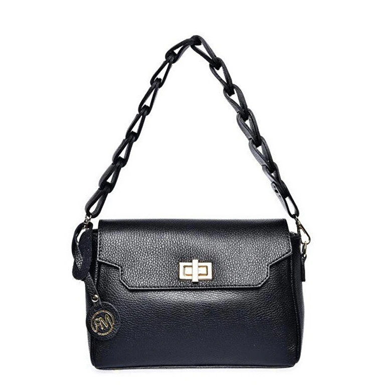Women's Leather Handbag 1810 black