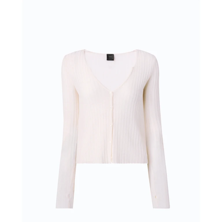Cardigan côtelé boutonné - XS