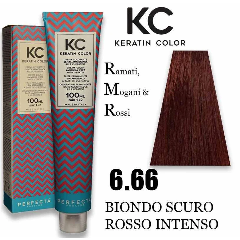 Kc Keratin Coloring Cream 100 ml 6.66