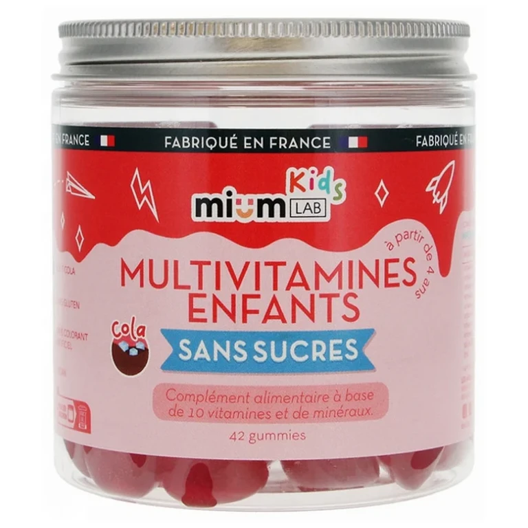 Multivitamins Kids Sugar Free Cola Flavor - 42 gummy candies