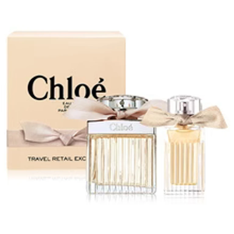 Chloé Chloe eau de parfum gift box 75 and Chloe eau de parfum mini 20 ml purse pack