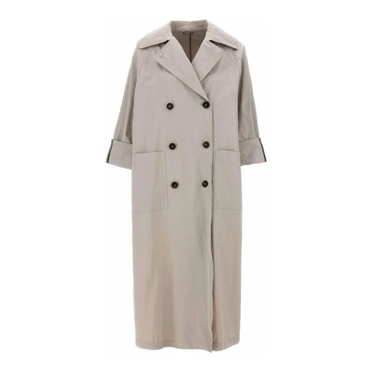 Light Beige Oversized Coat