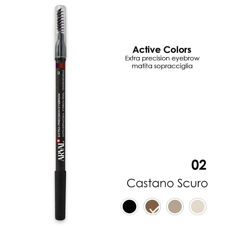 Extra precision n. 02 - dark brown eyebrow pencil - wood
