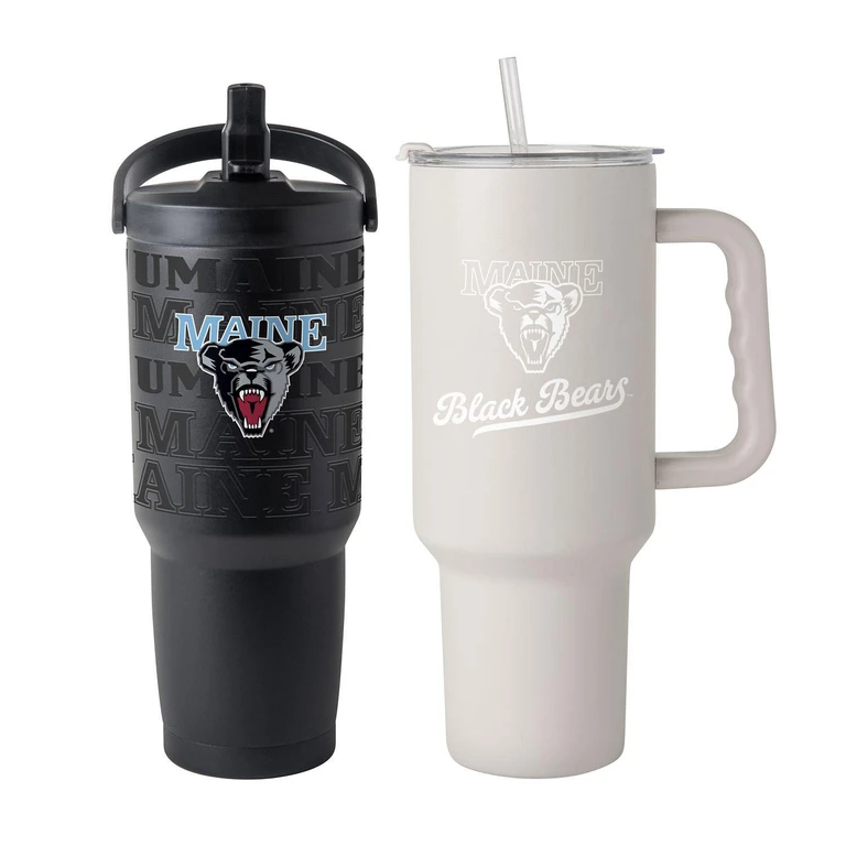 Maine Bears Stainless Steel Tumbler Set