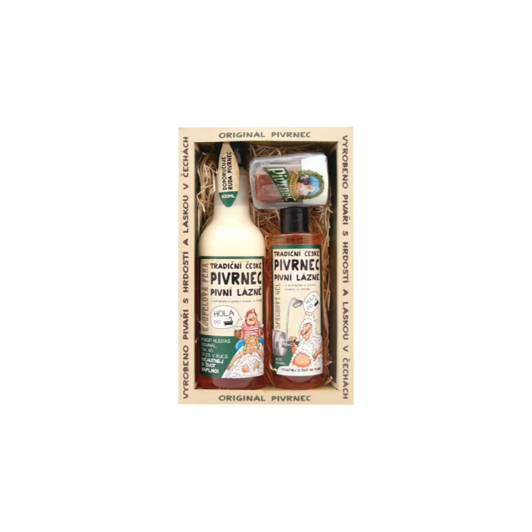 & Cosmetics Gift Set For Men Bath Foam 500 Ml + Beer Shower Gel 250 Ml + Soap 70 G