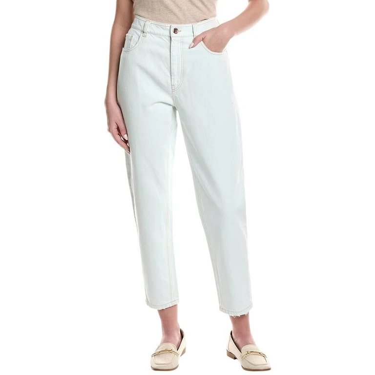 Faded Light Blue Denim Trousers